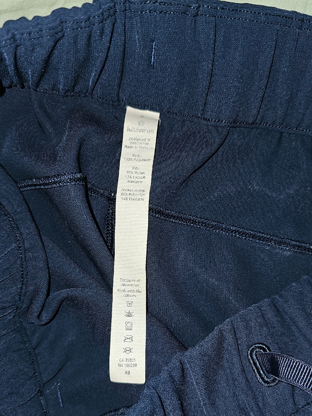 lululemon athletica Navy Drawstring Jogger Pants - Picture 3 of 16